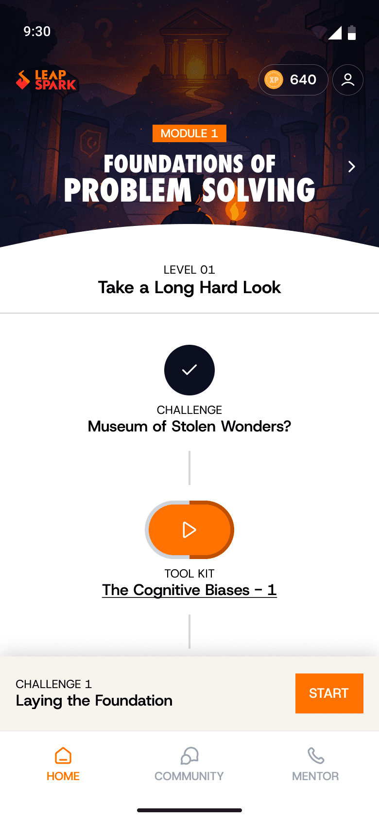 Leap Spark app - 🧠 Problem-Solving Muscle