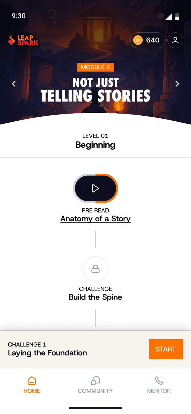 Leap Spark app - 🛠️ Tech for Good Skills