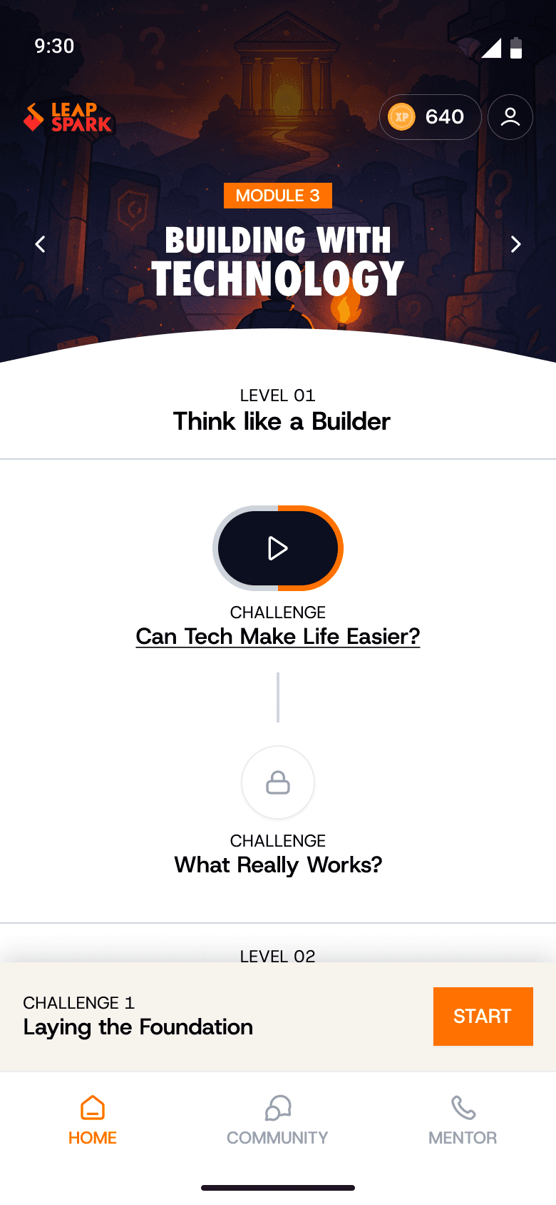 Leap Spark app - 🗣️ Impact Storytelling